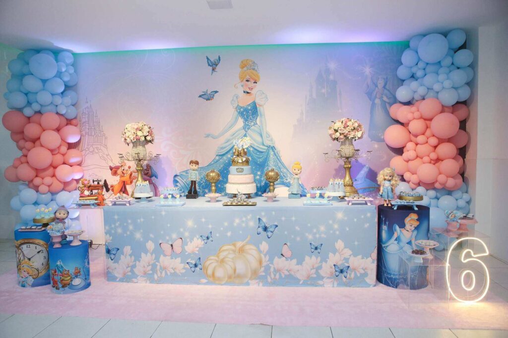 Cinderela - Buffet De Festa Infantil Molecada Kids