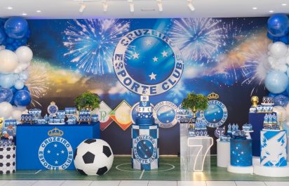 Decoração Cruzeiro Esporte Clube - Molecada Kids