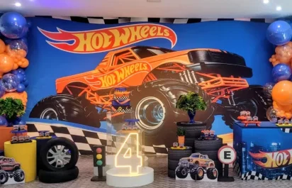 Decoração Monster truck hotwheels