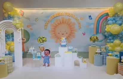 Decoração Primeira volta ao Mundo