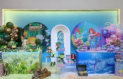 Decoração Safari e Ariel