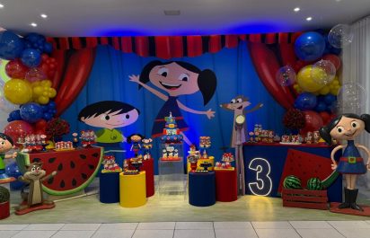 Decoração festa show da luna