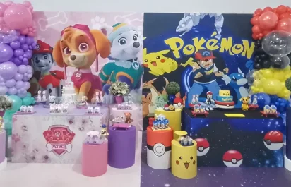 Decoração Sky e Pokémon