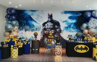 Decoração batman buffet infantil em bh