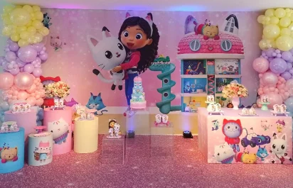 Decoração casa magica da gabby