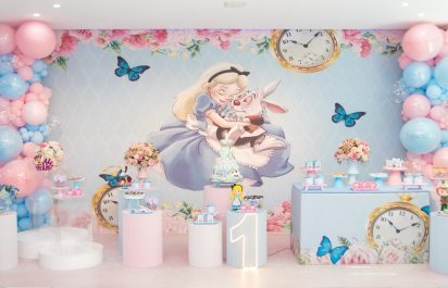 decoração alice no pais das maravilhas em bh
