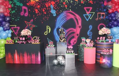 decoração neon