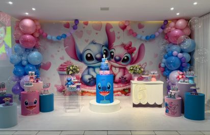 decoração stich buffet infantil molecada kids bh